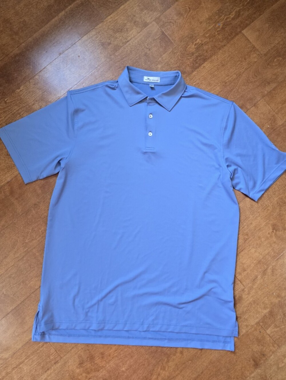 Peter Millar size large golf shirt blue
